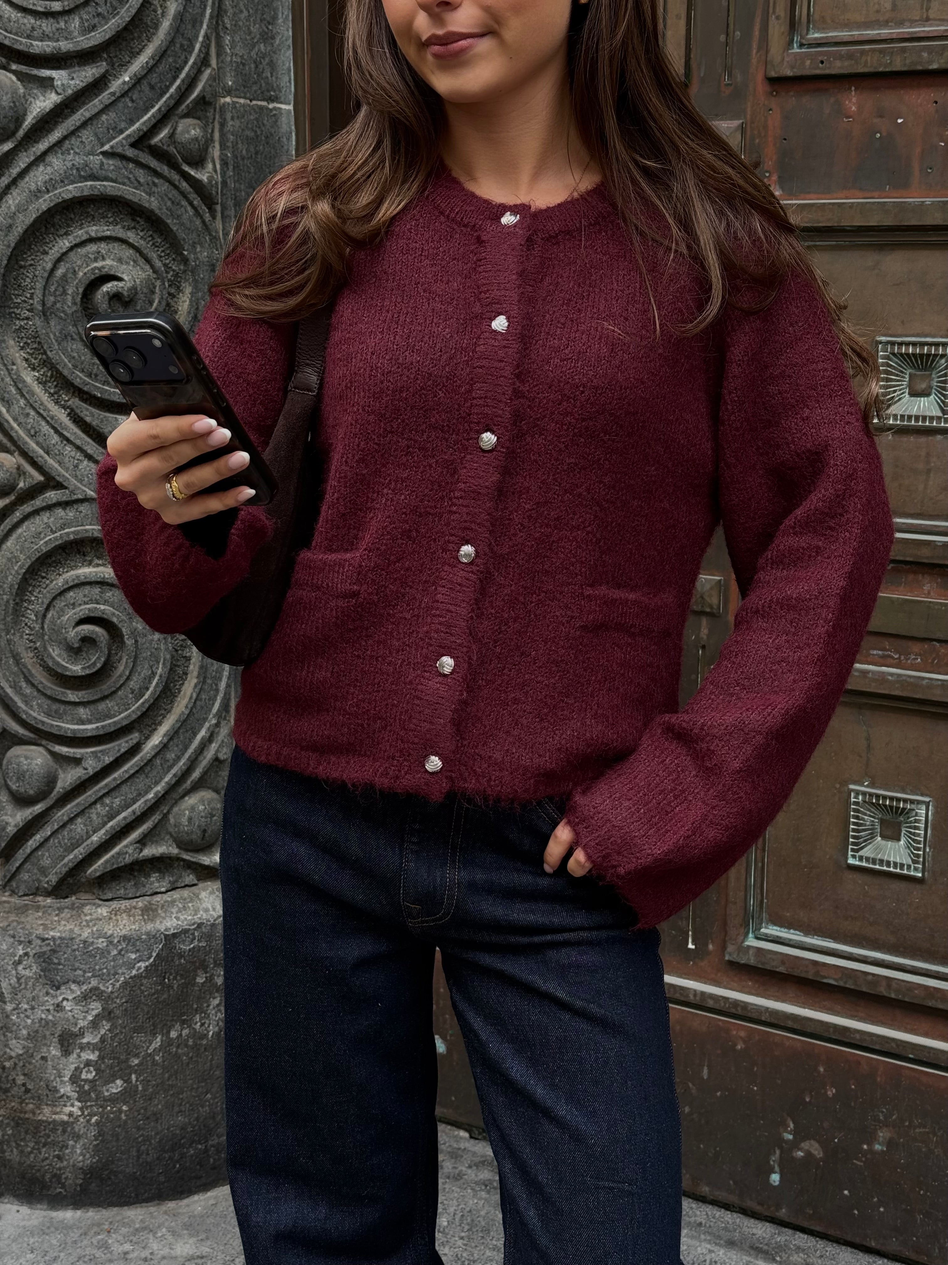 OBJSAGGIA Pullover - Windsor Wine
